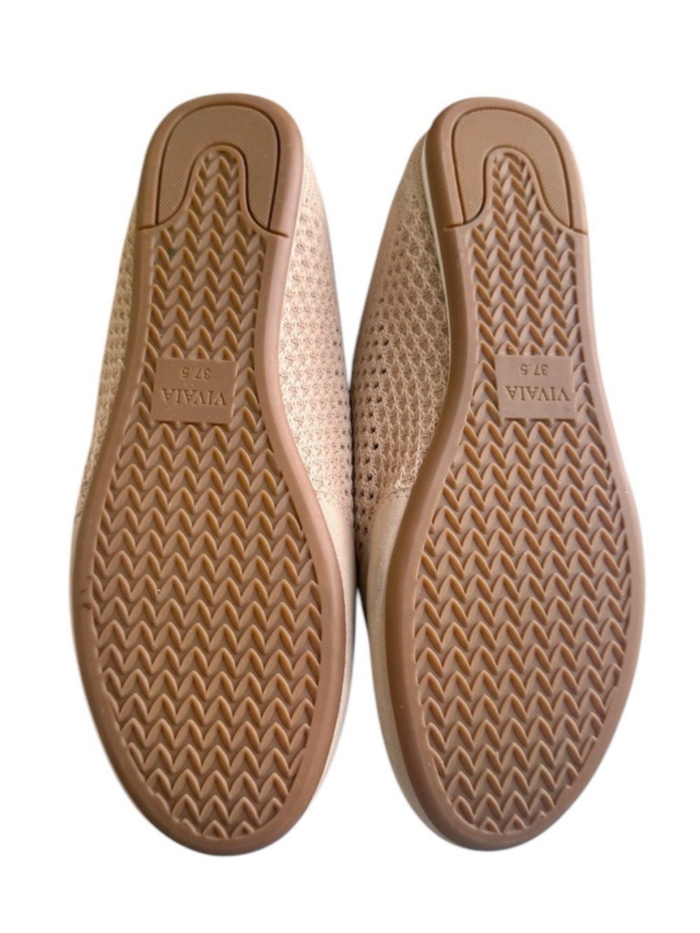 Women's Knit Lace-Up Sneakers in Nude - Picture 10 of 10